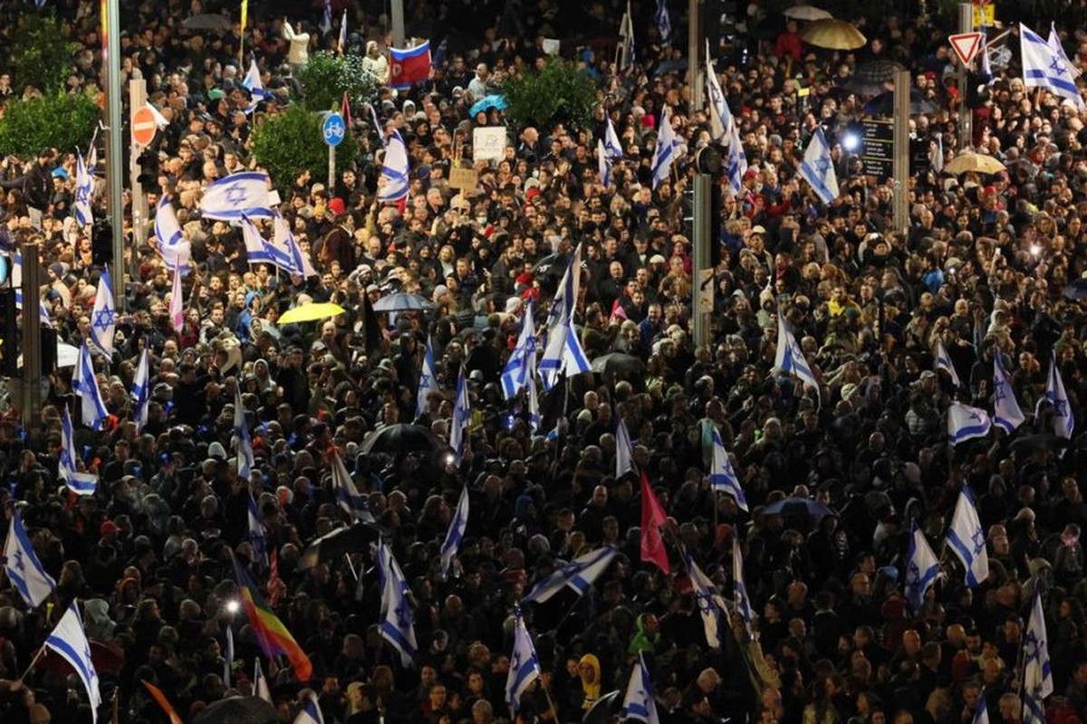 Продолжающиеся антиправительственные протесты в Израиле