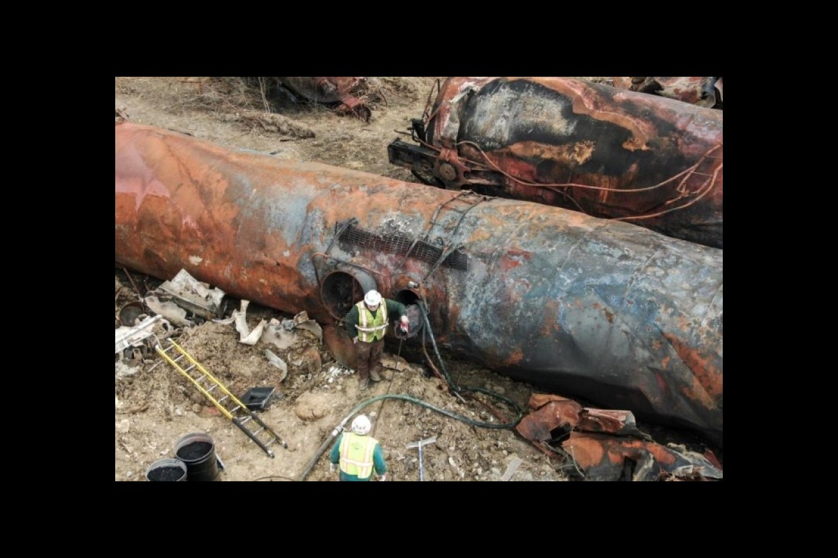 USA: toxic train derailed,