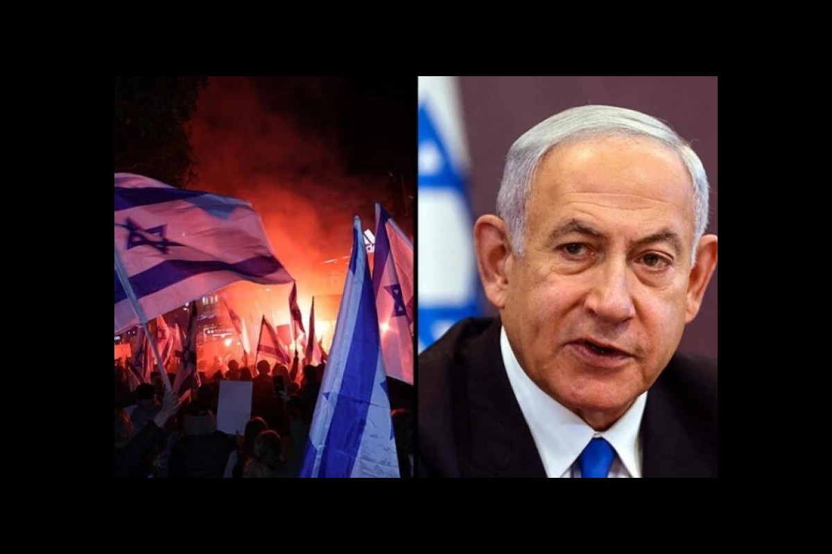 Occupied territories, another night of anti-Netanyahu protests
