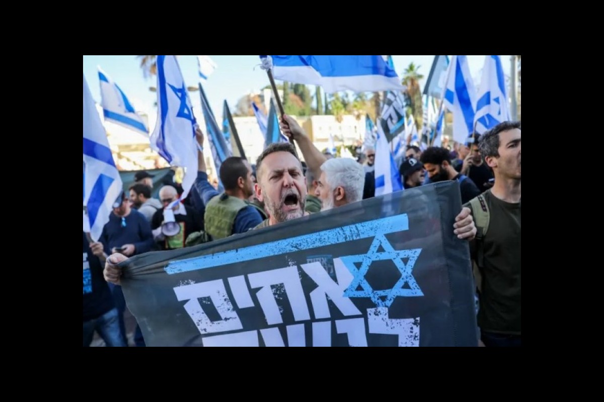 Thousands march to condemn Netanyahu's judicial reform