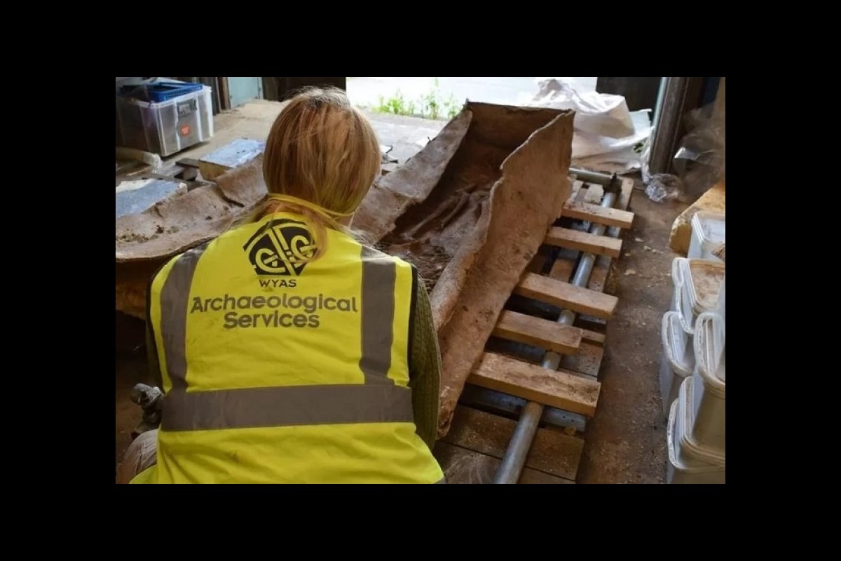 A mysterious lead sarcophagus discovered in England