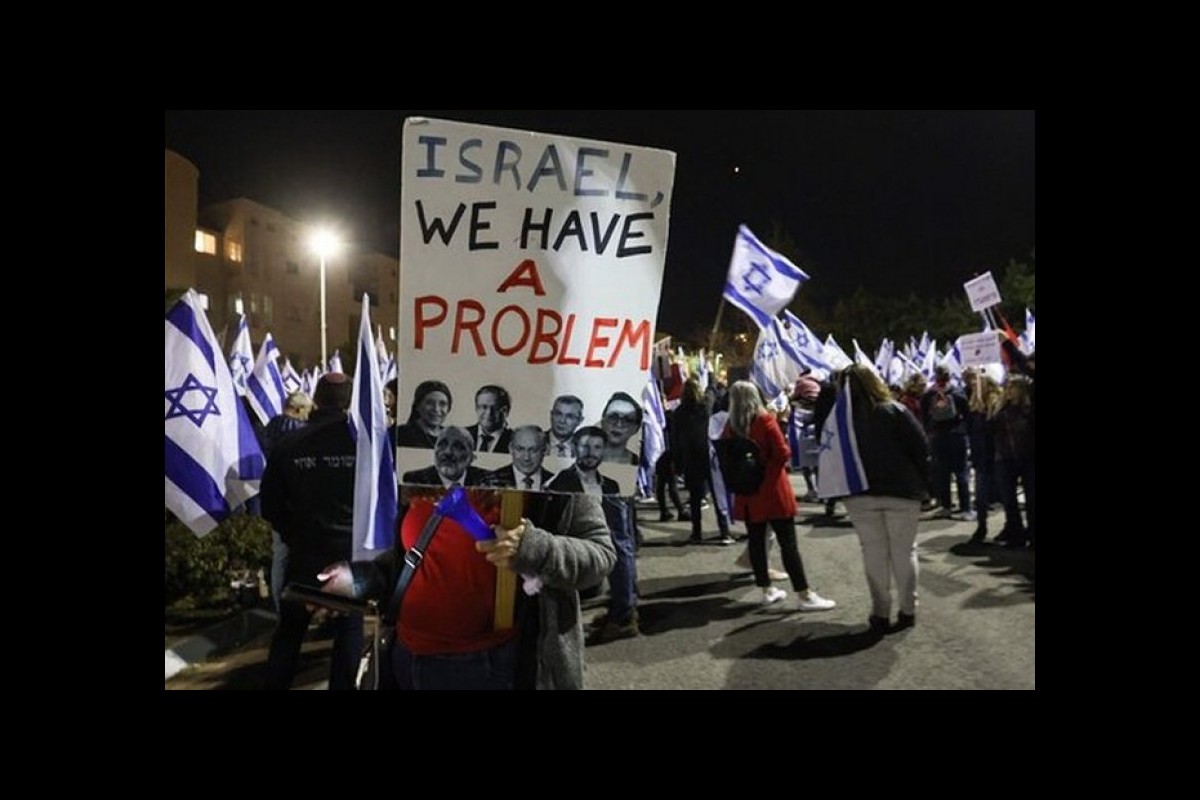 Demonstrations against judicial reform in the occupied territories