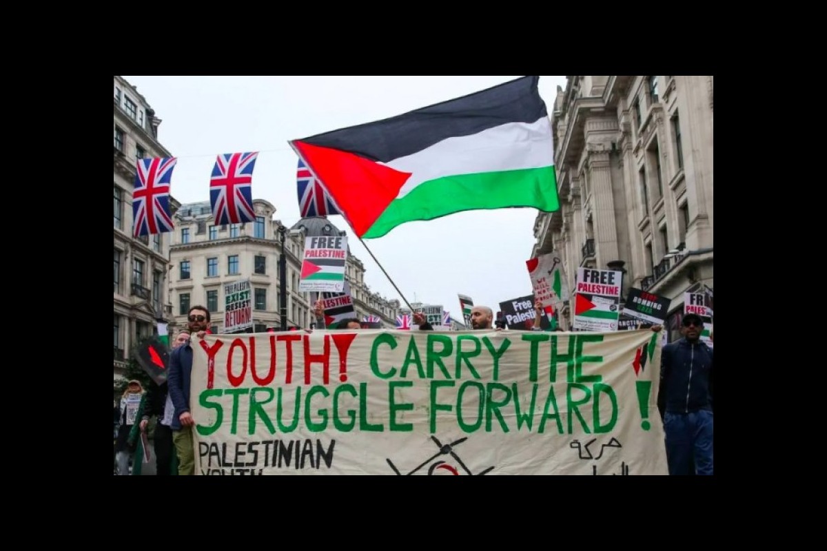 London, Palestinians protest to celebrate 75 years of the Nakba
