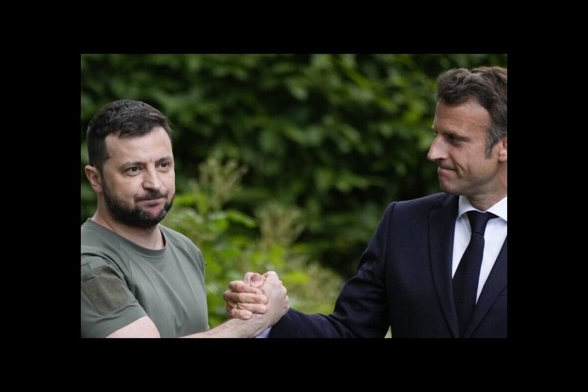 Consultation between Zelensky and Macron on the training of Ukrainian pilots under the pretext of war in this country
