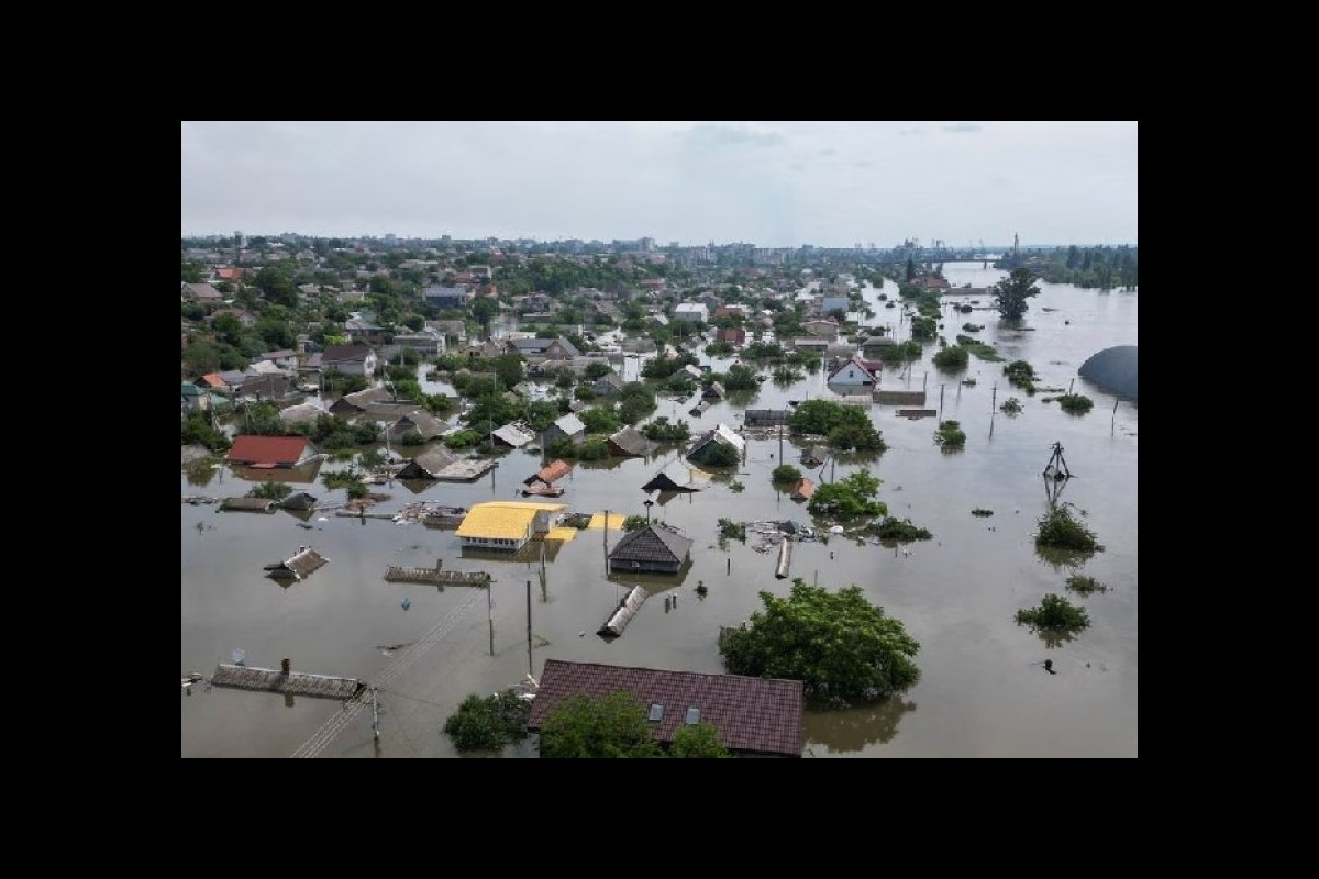 Ukraine and Russia blame each other for destruction of Kakhovka dam