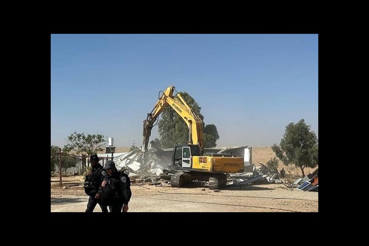 Zionist regime demolishes Araqib village in Negev for 218th time