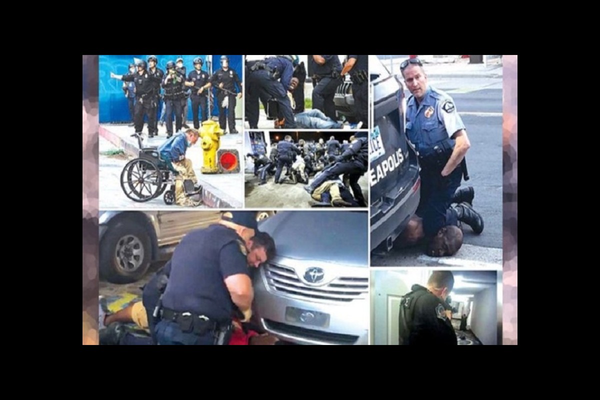 USA, it's a storm on the police again: pregnant African American thrown to the ground