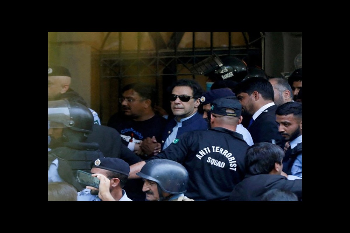 Imran Khan was arrested after a court in Pakistan sentenced him to 3 years in prison