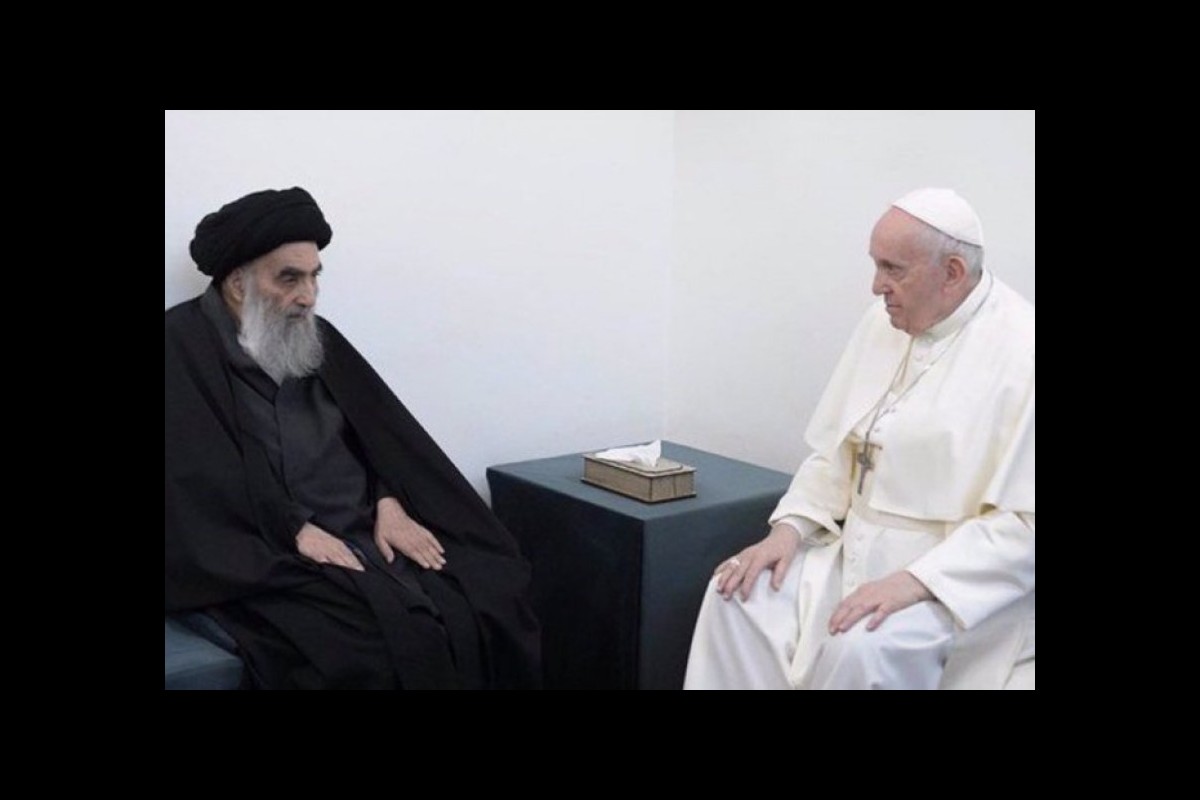 In a message to the Pope, Ayatollah Sistani asks for more respect between different faiths.