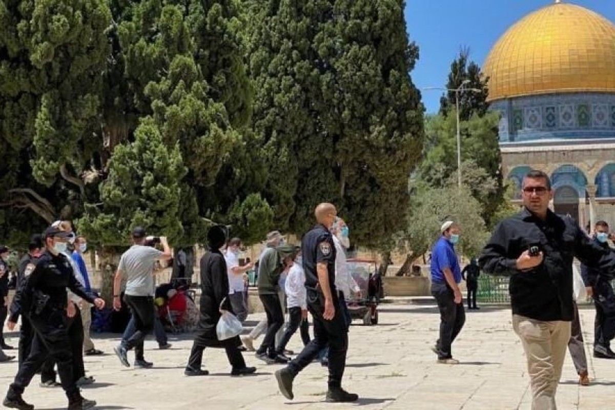 بحراسة مشددة من شرطة الاحتلال... عشرات المستوطنين يقتحمون باحات الأقصى ويقومون بجولات استفزازية