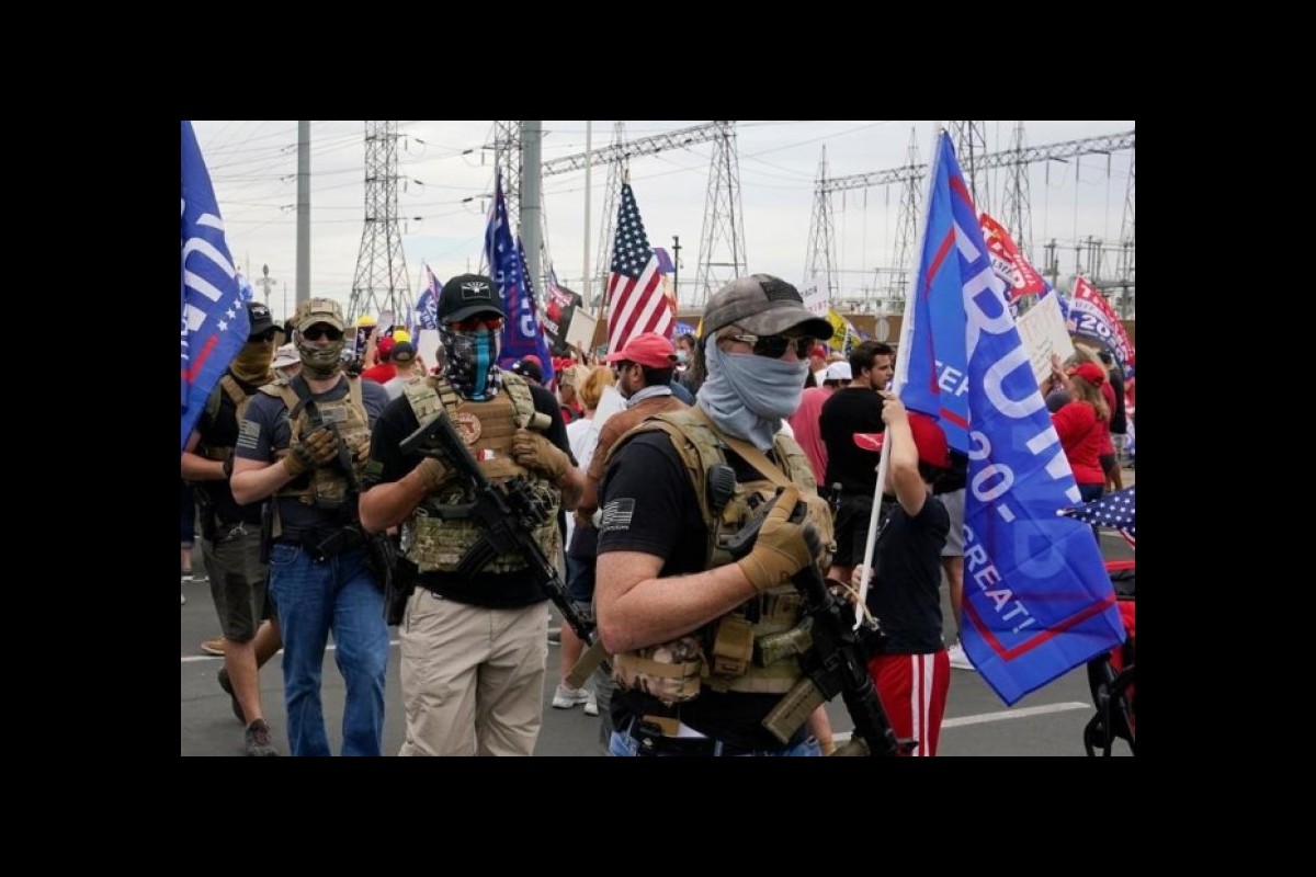 Warning about the great increase in political extremism in the United States