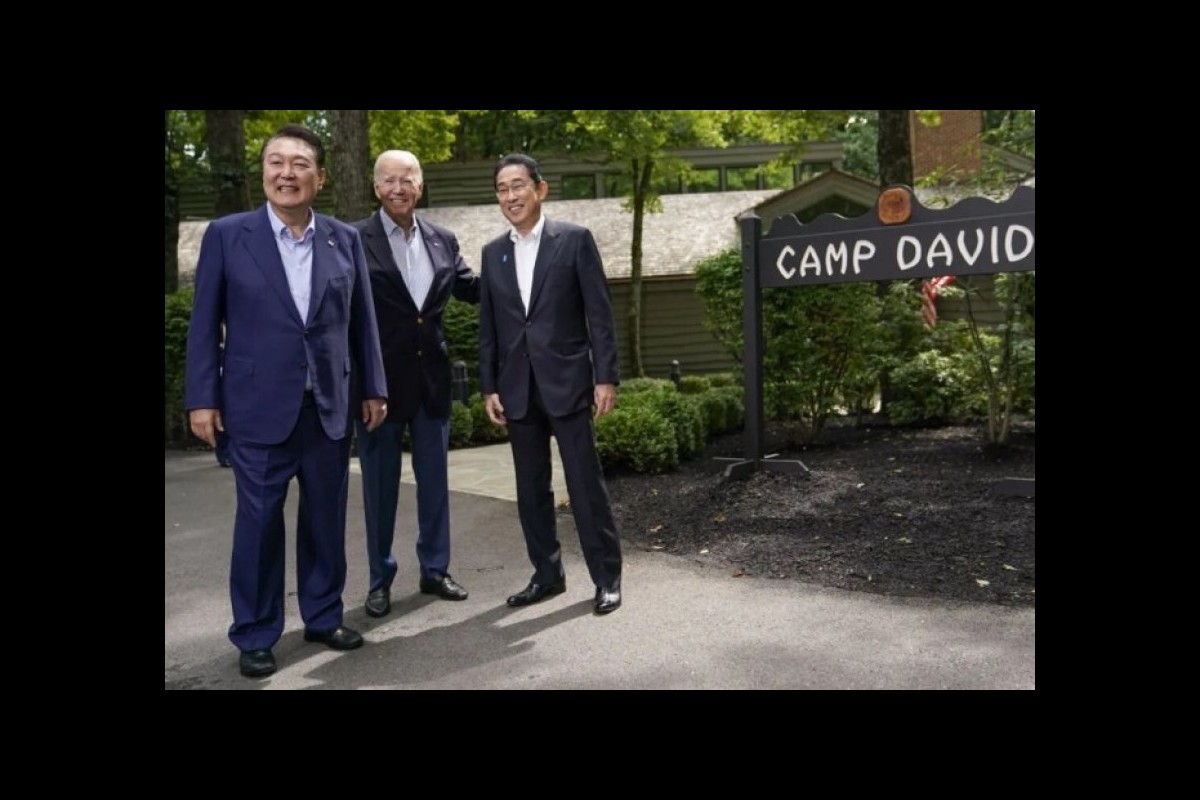 The reaction of the Chinese Foreign Ministry to the trilateral meeting at Camp David