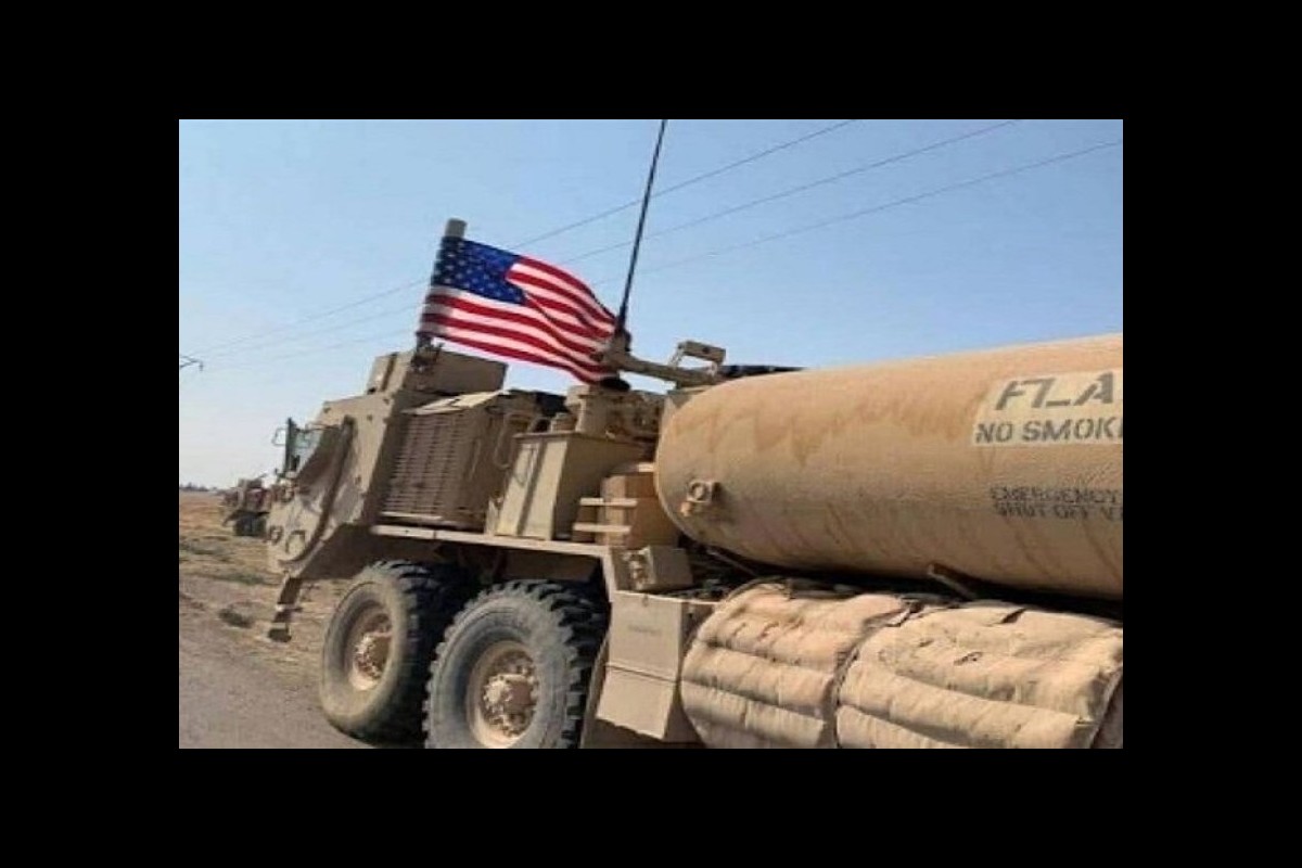 American invaders are looting Syrian oil