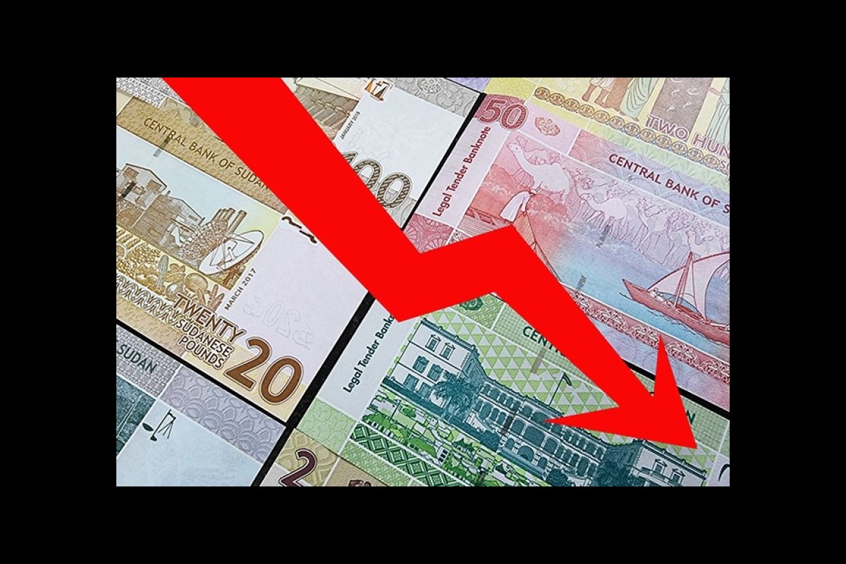 The value of the Sudanese Pound breaks the record for the fall in value due to the war