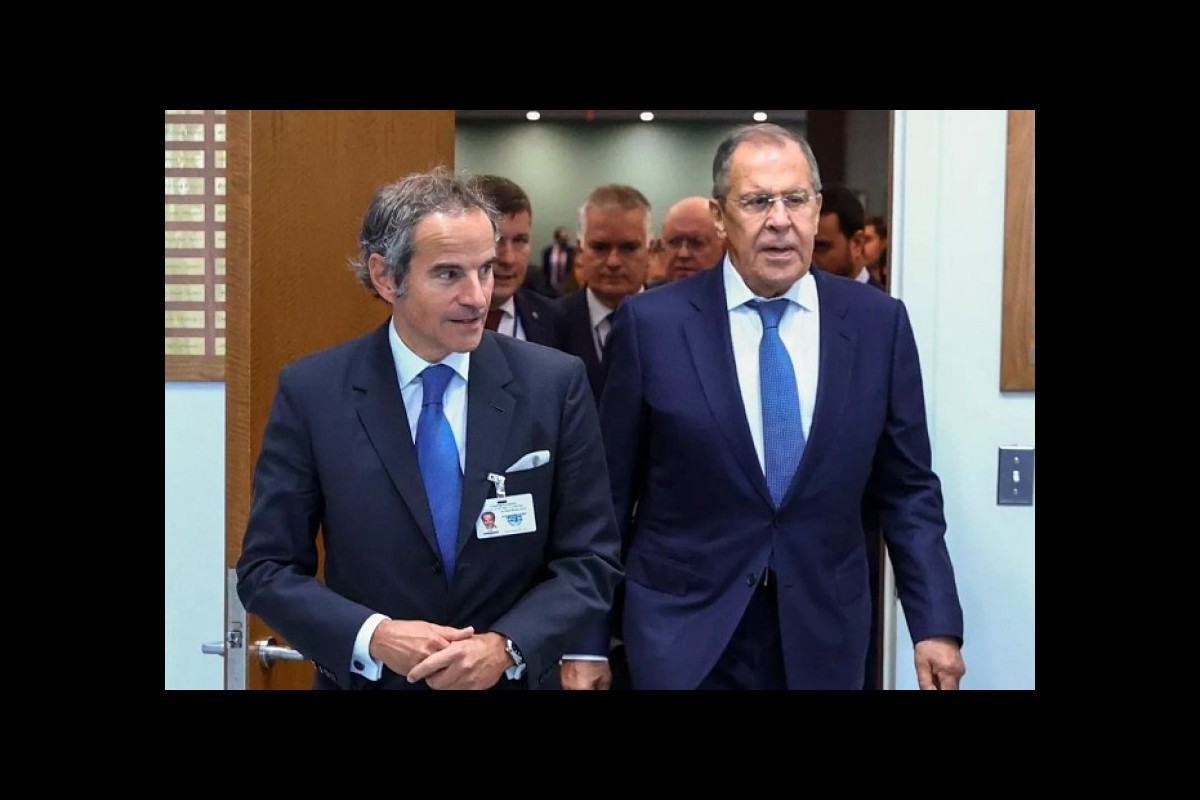 Lavrov and Grossi met and discussed the state of the Zaporozhye nuclear power plant