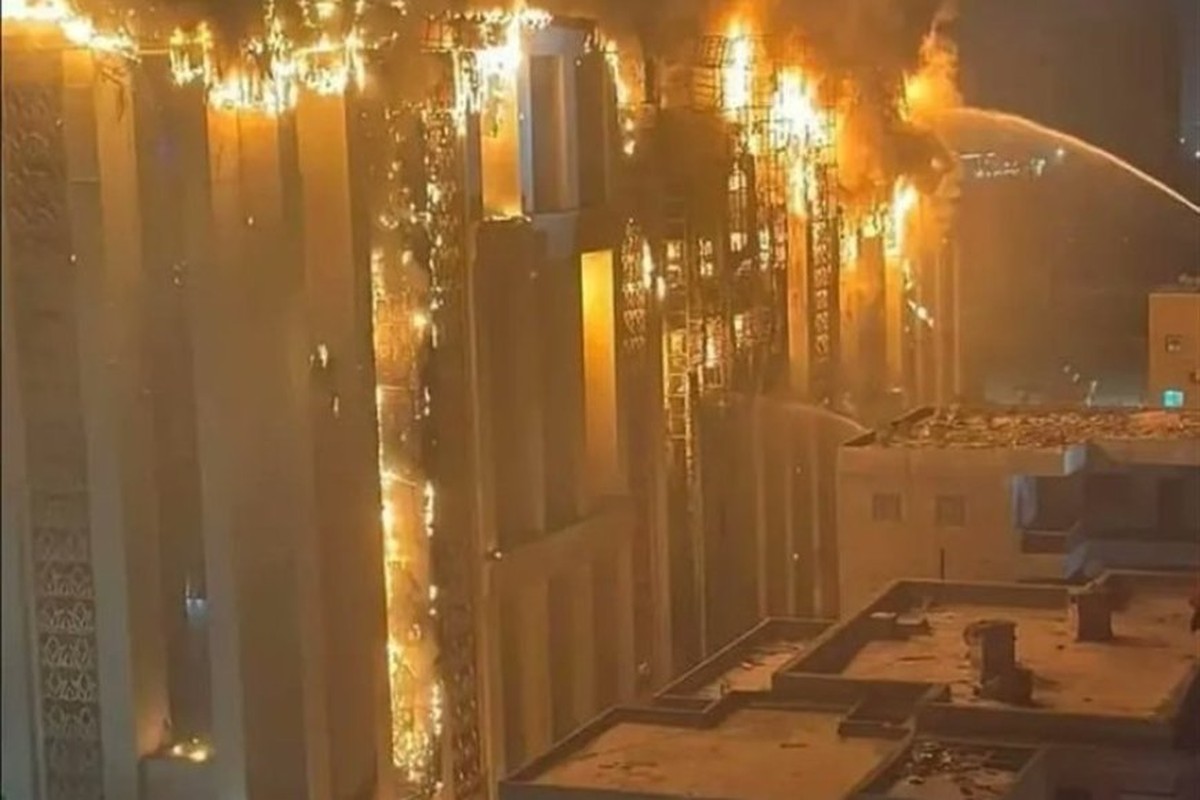 آتش‌سوزی بزرگ در مصر