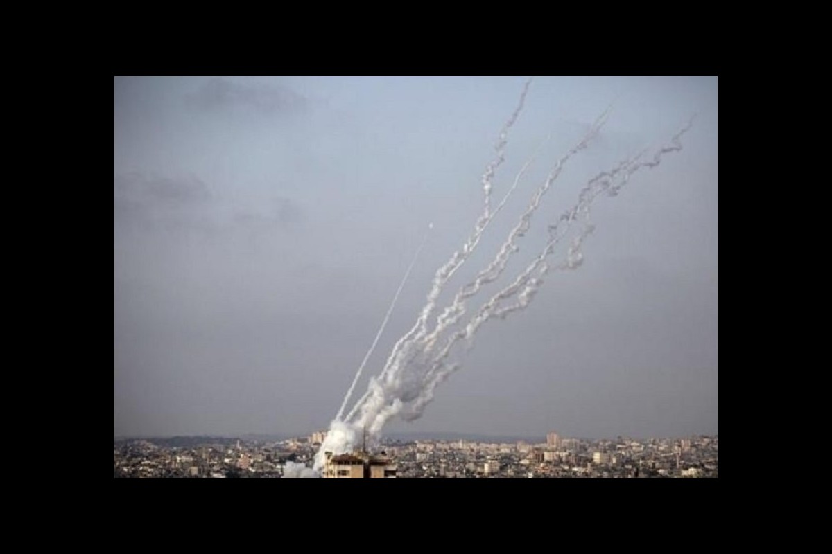 Palestinian Fighters Rain Rockets and Missiles on Israel