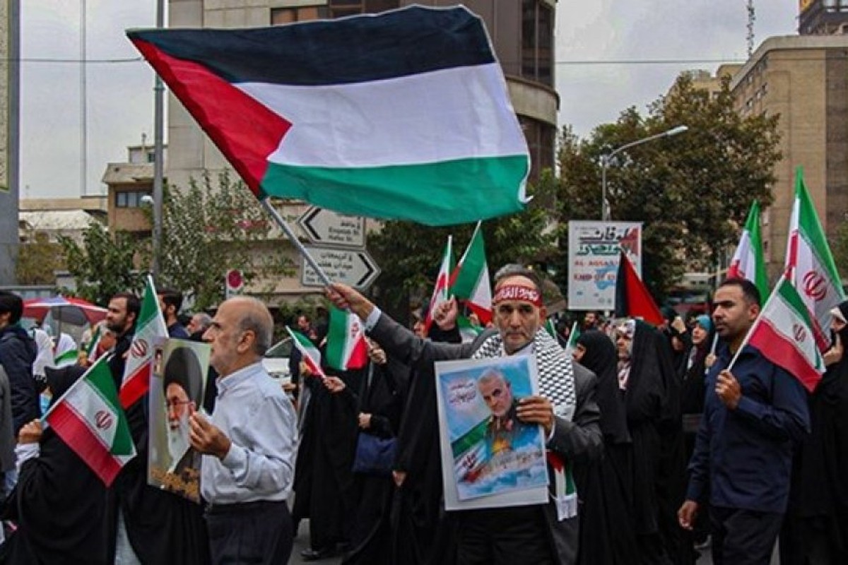 بدء مسيرات حاشدة في ايران للتنديد بمجازر الاحتلال ضد الفلسطينيين