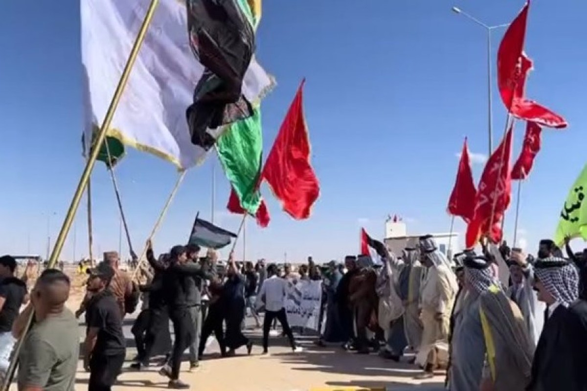 العراق ...إعلان اعتصام مفتوح أمام منفذ طريبيل الحدودي نصرة للقضية الفلسطينية