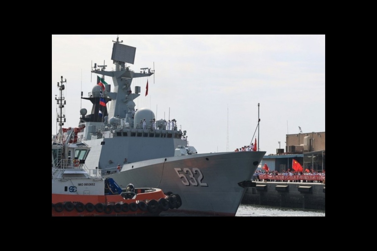 Six Chinese warships operating in West Asia