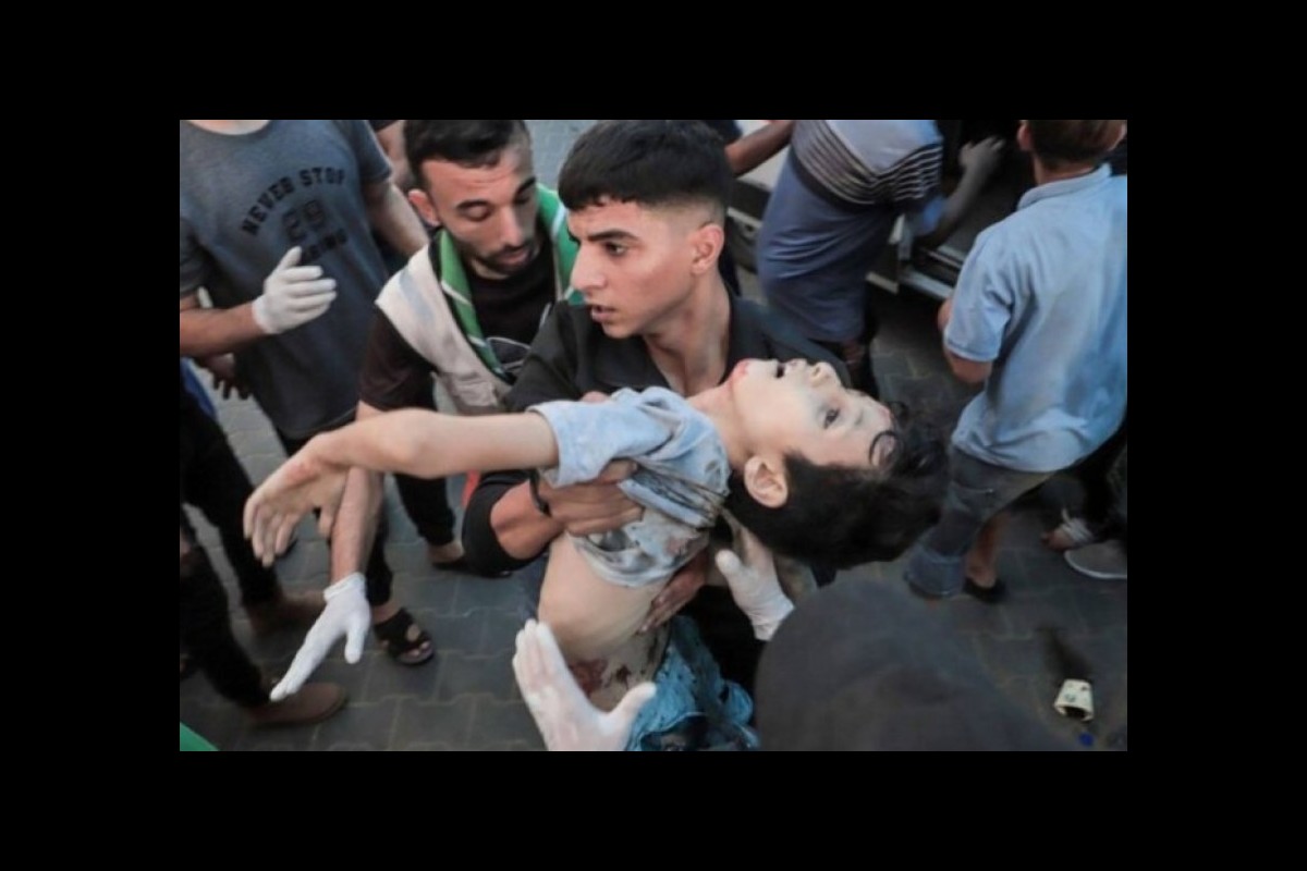 Just one night, more than 450 Palestinians died