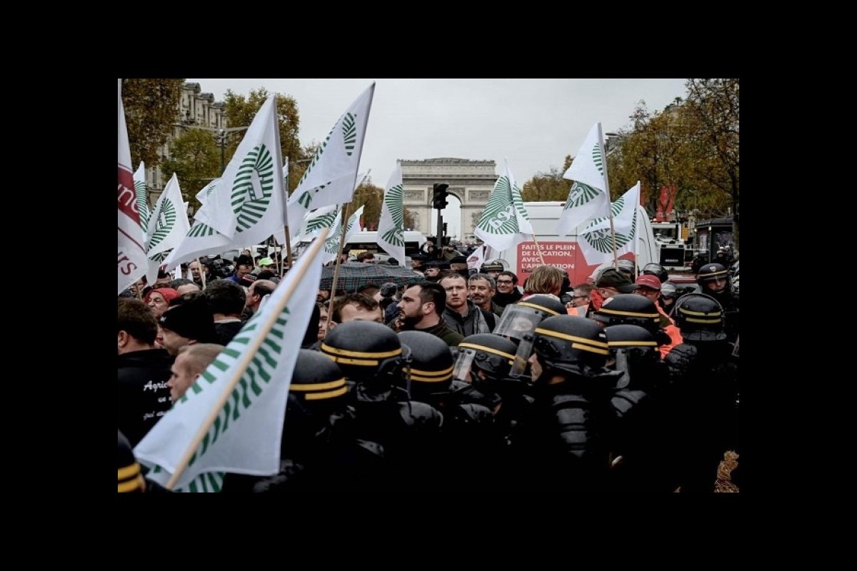 France, farmers rally in protest against price increases