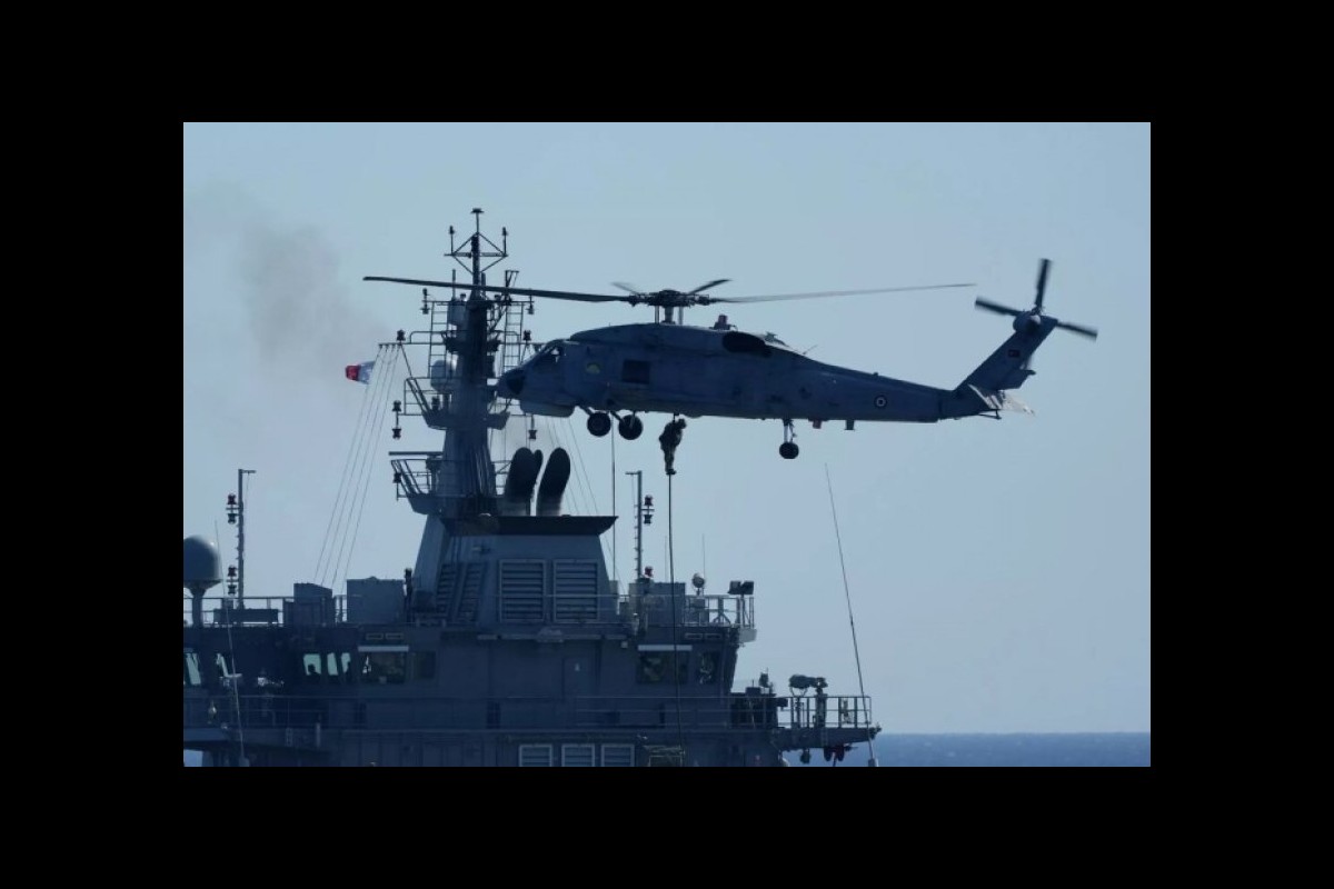 Conducting joint naval exercises of NATO countries in the Mediterranean