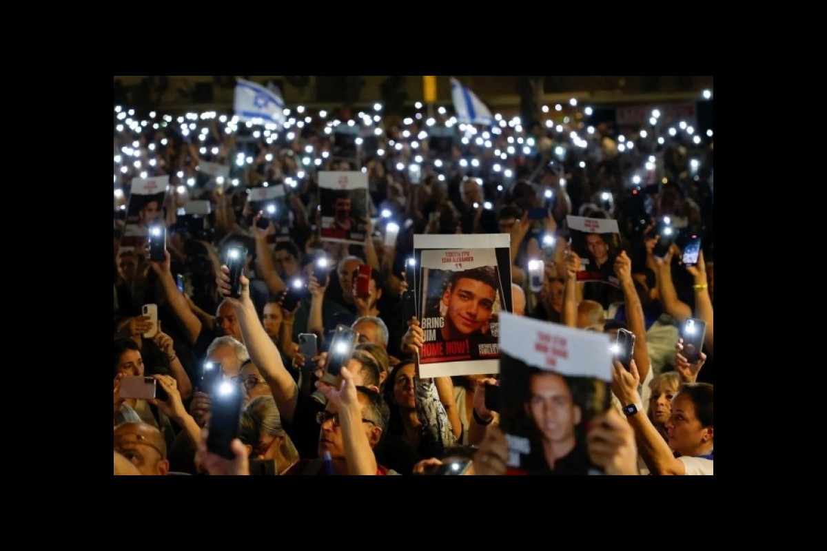 Demonstrations in Tel Aviv for the release of prisoners in Gaza