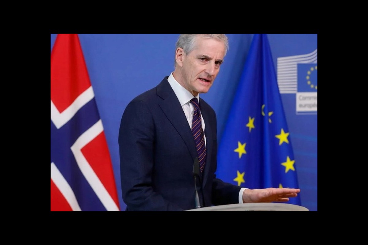 Protest by the Prime Minister of Norway against Zionist crimes in the Gaza Strip