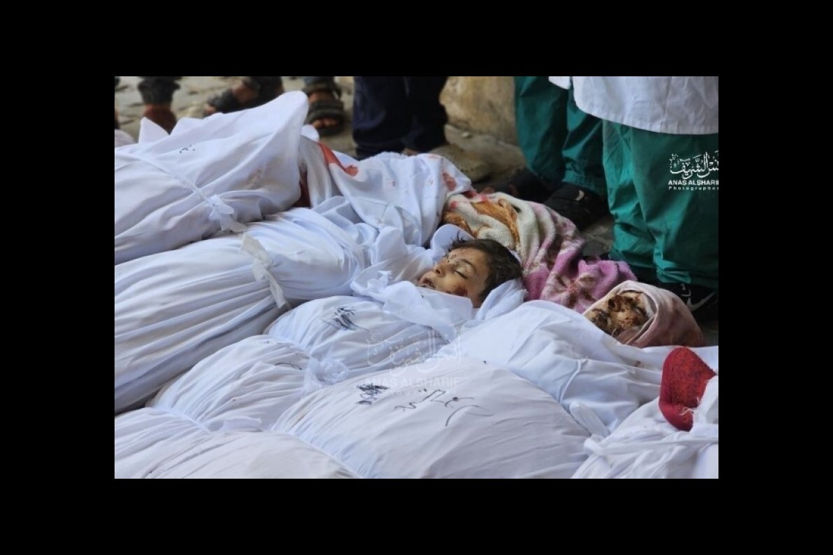 Stealing the bodies of Palestinian martyrs from Al-Shifa Hospital