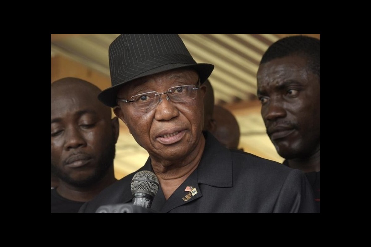 The opposition leader wins the presidential election in Liberia