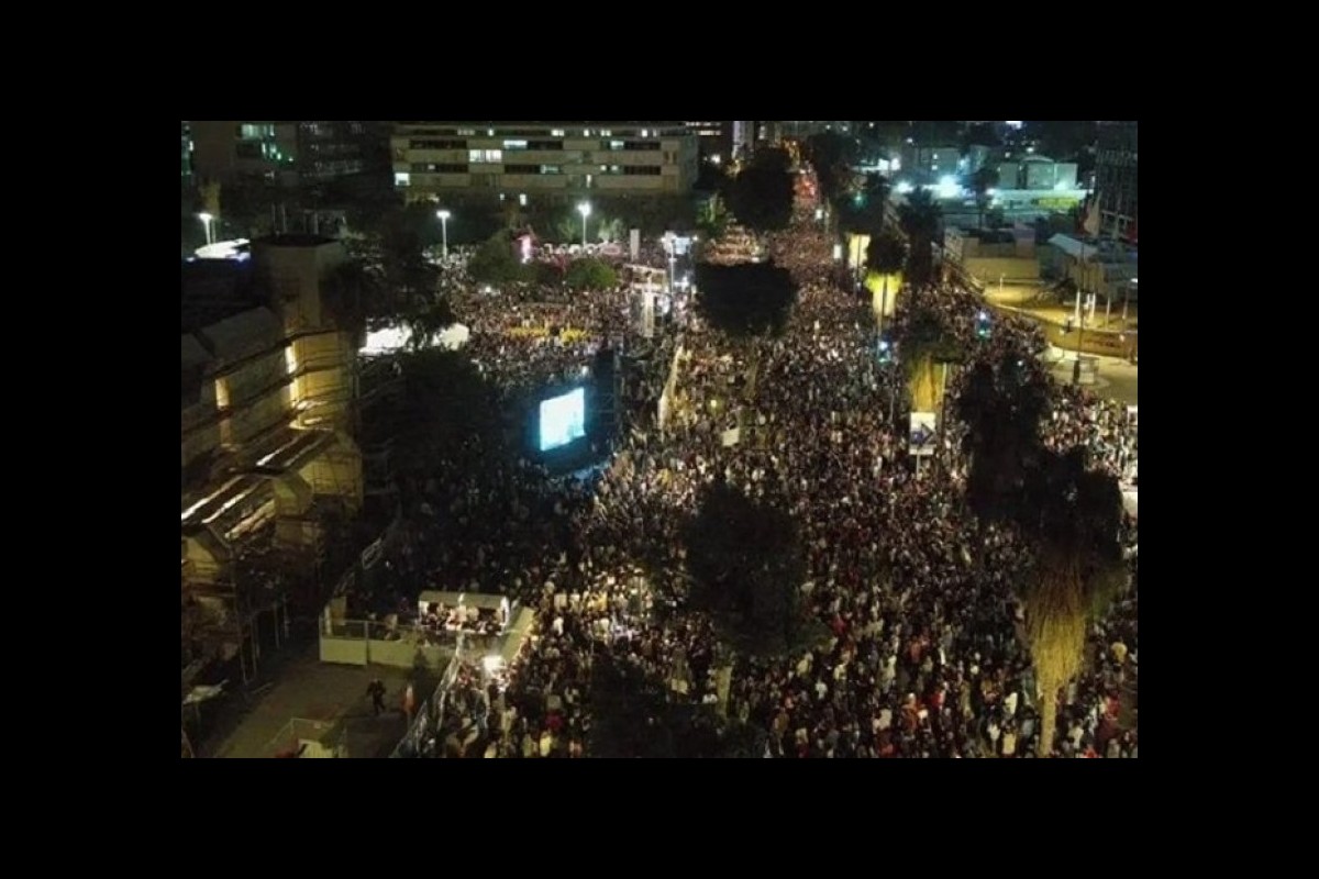 Demonstrations in the occupied territories with the slogans of removing Netanyahu from power