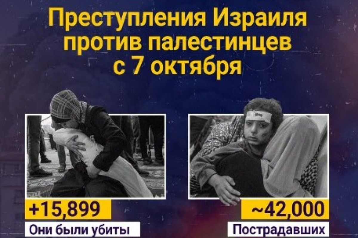 Преступления Израиля с 7 октября по настоящее время + инфографика
