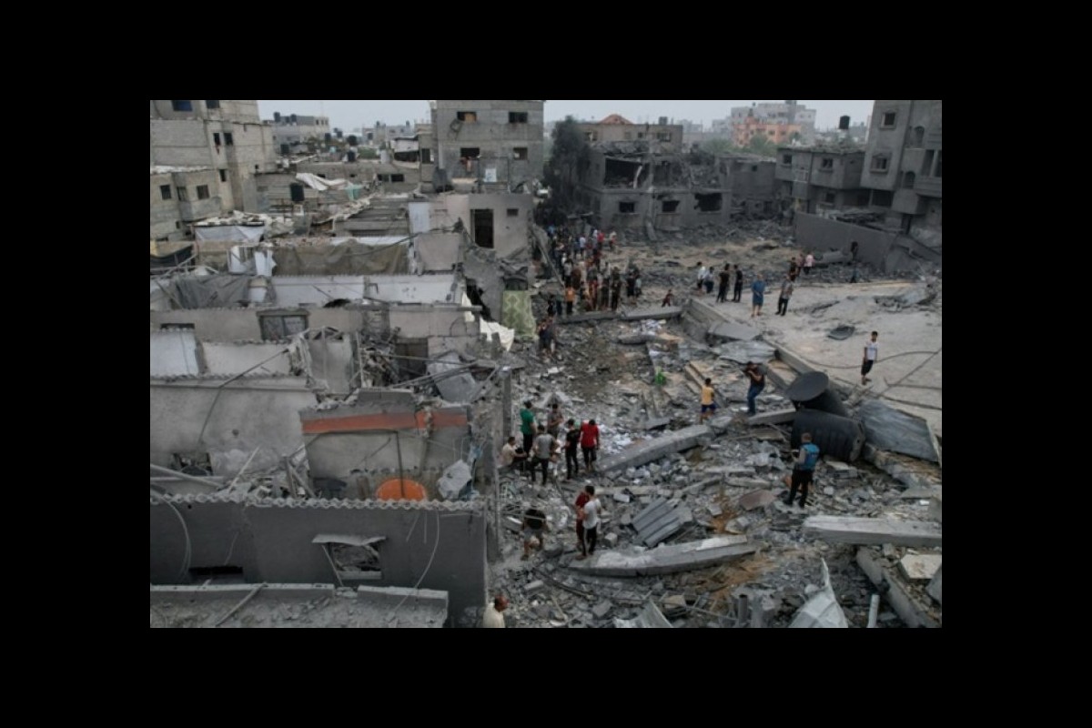 Bombings in Gaza like those in the Second World War