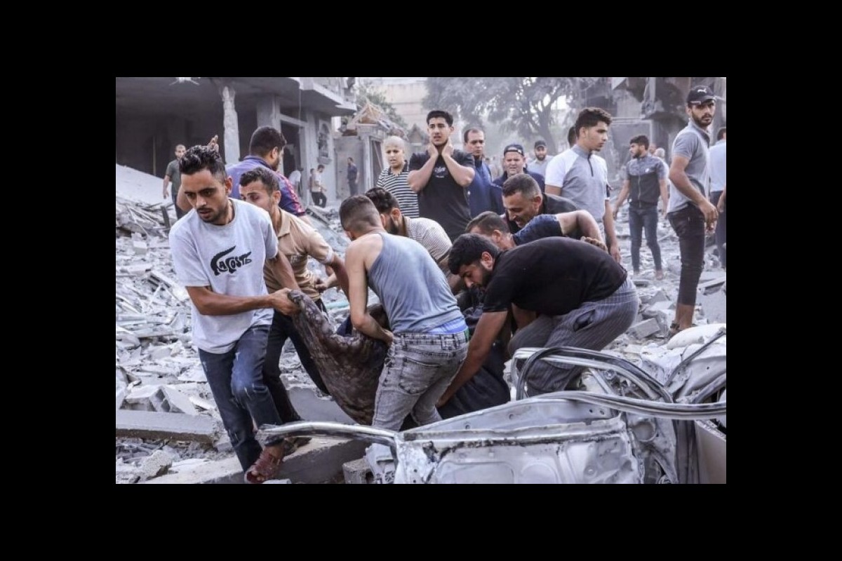 Transfer of 20 Palestinian martyrs to Al-Aqsa Hospital