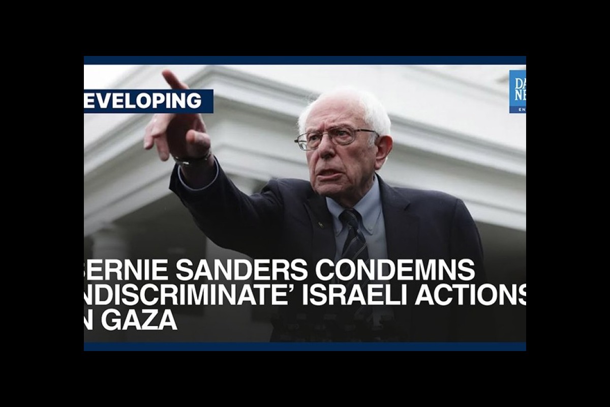 Senator Sanders writes a letter to Biden: We are partners in the crimes of Israel