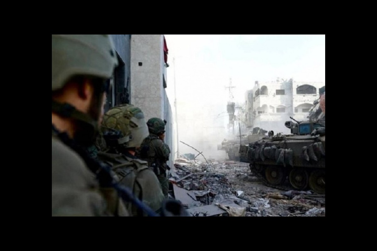 In addition to killing babies, the Zionists are also looting Gaza