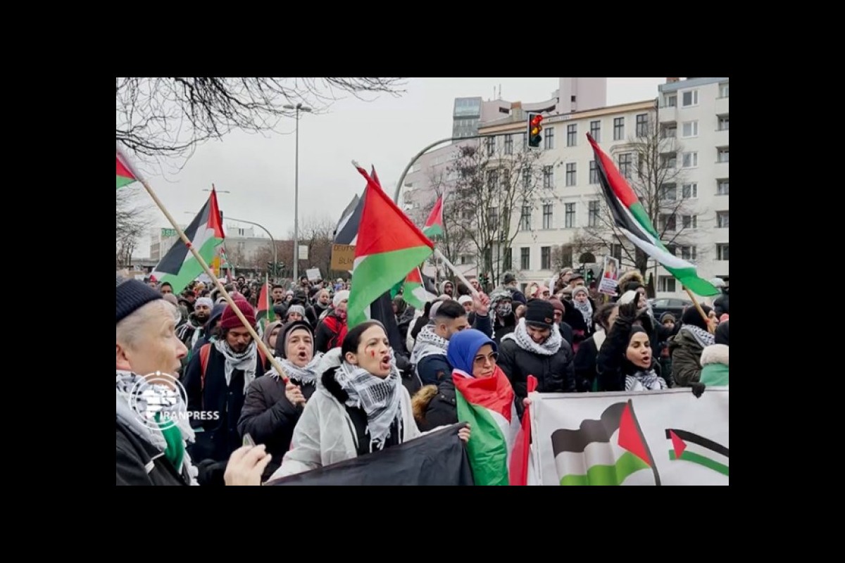 11th week of pro-Palestine march in Berlin