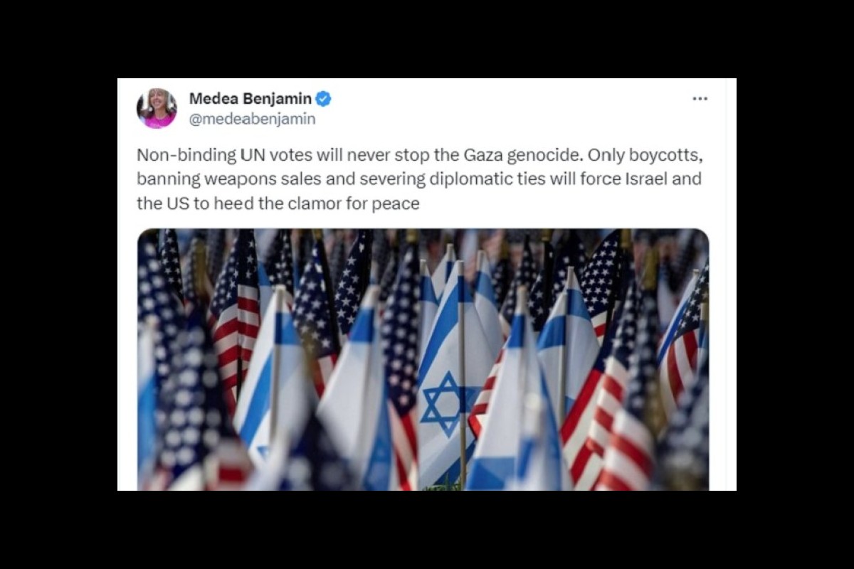 US anti-war activists call for boycott of Israel