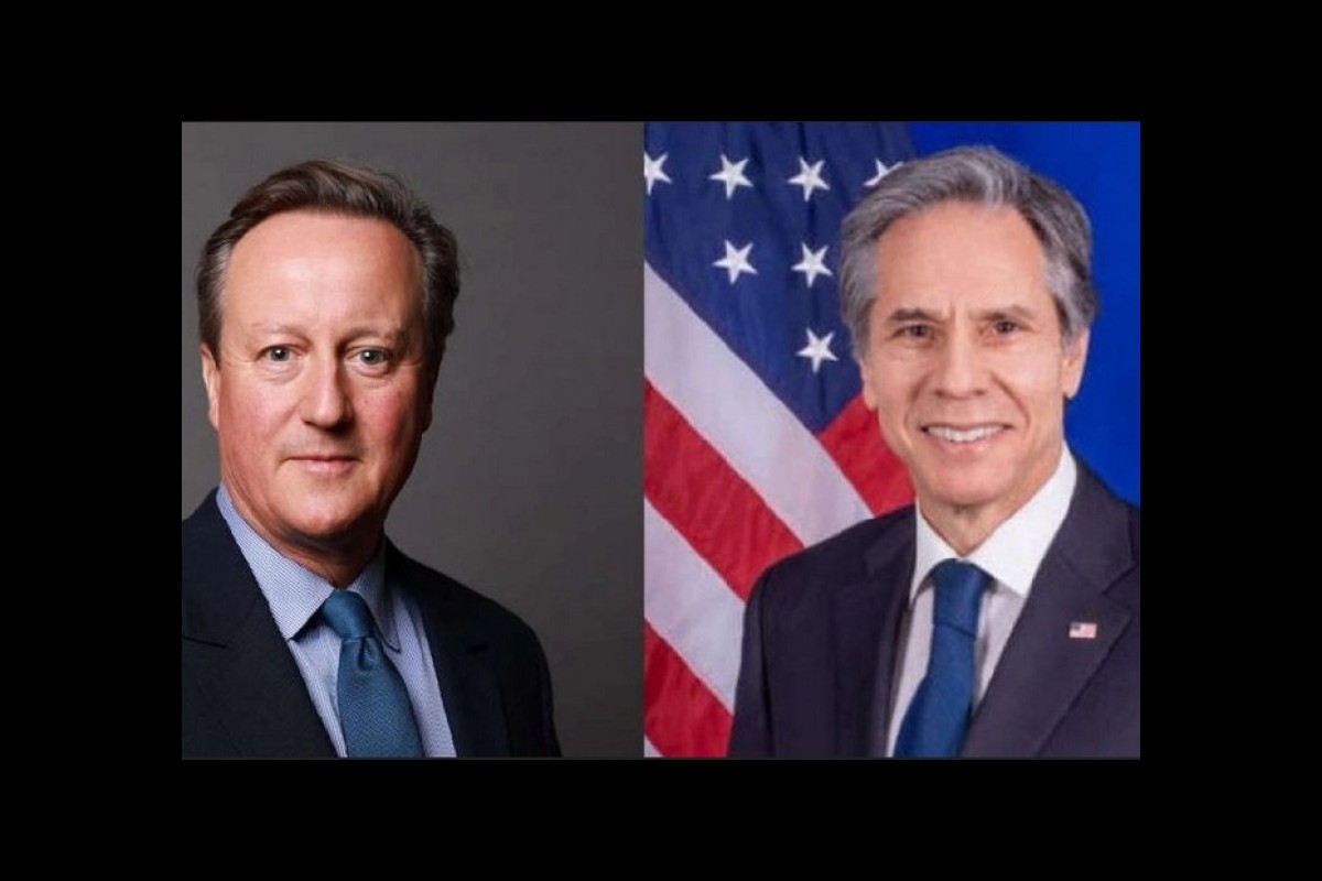 Events in the Red Sea are at the center of a telephone conversation between the British and US foreign ministers.