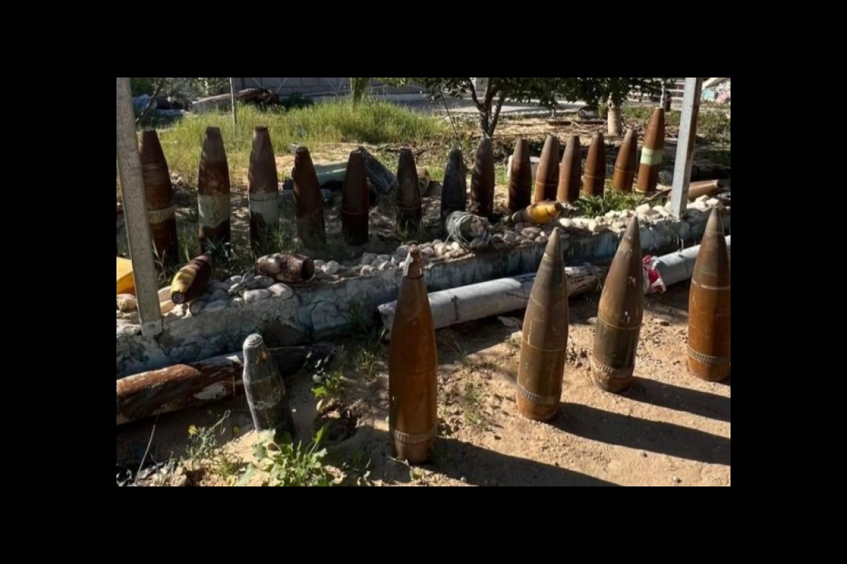 These are Israeli Bombs and Artillery Shells that fell on Gaza