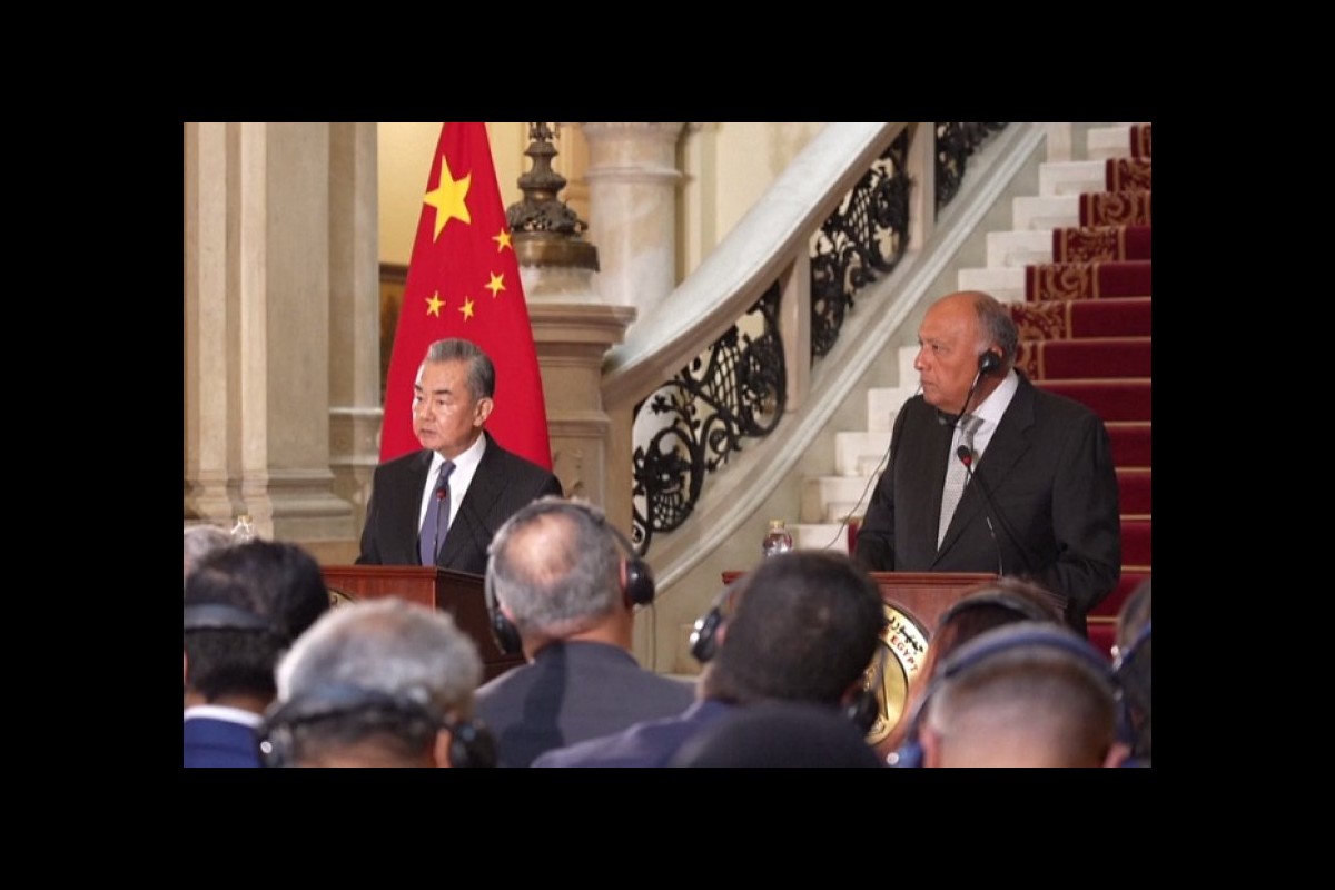 China and Egypt issue joint statement on Palestinian issue