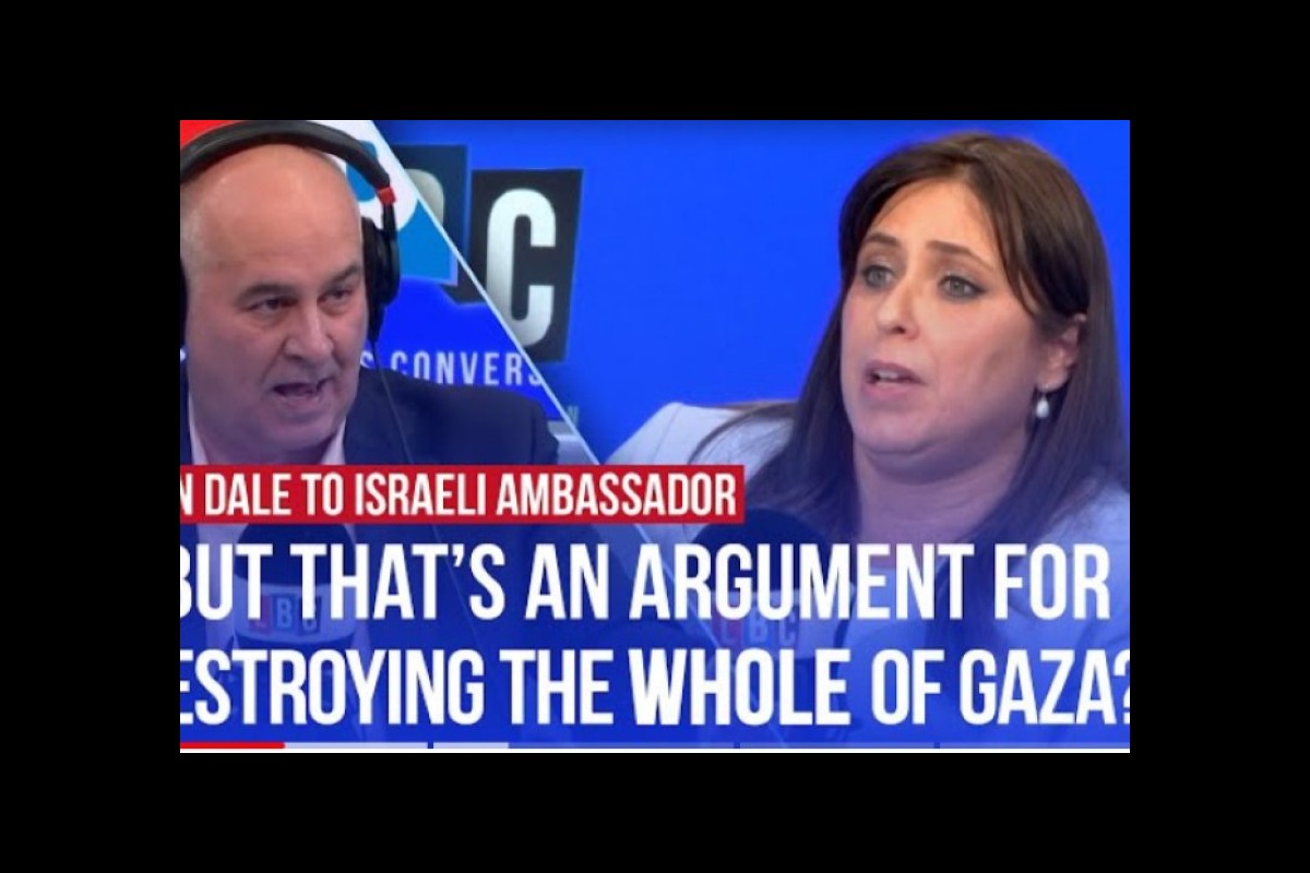 Israel supporters look for rationalization in statements made by Israel's ambassador to the UK