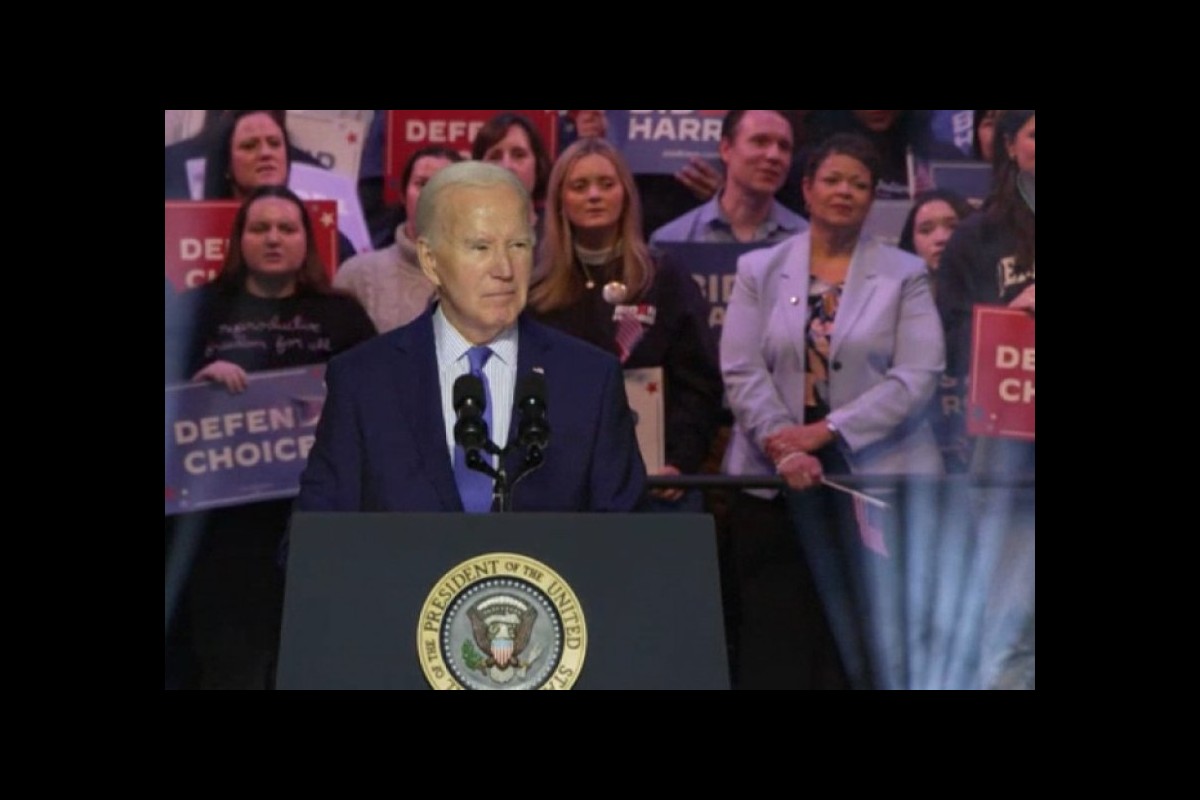 US President Biden's speech was interrupted by Palestinian protest