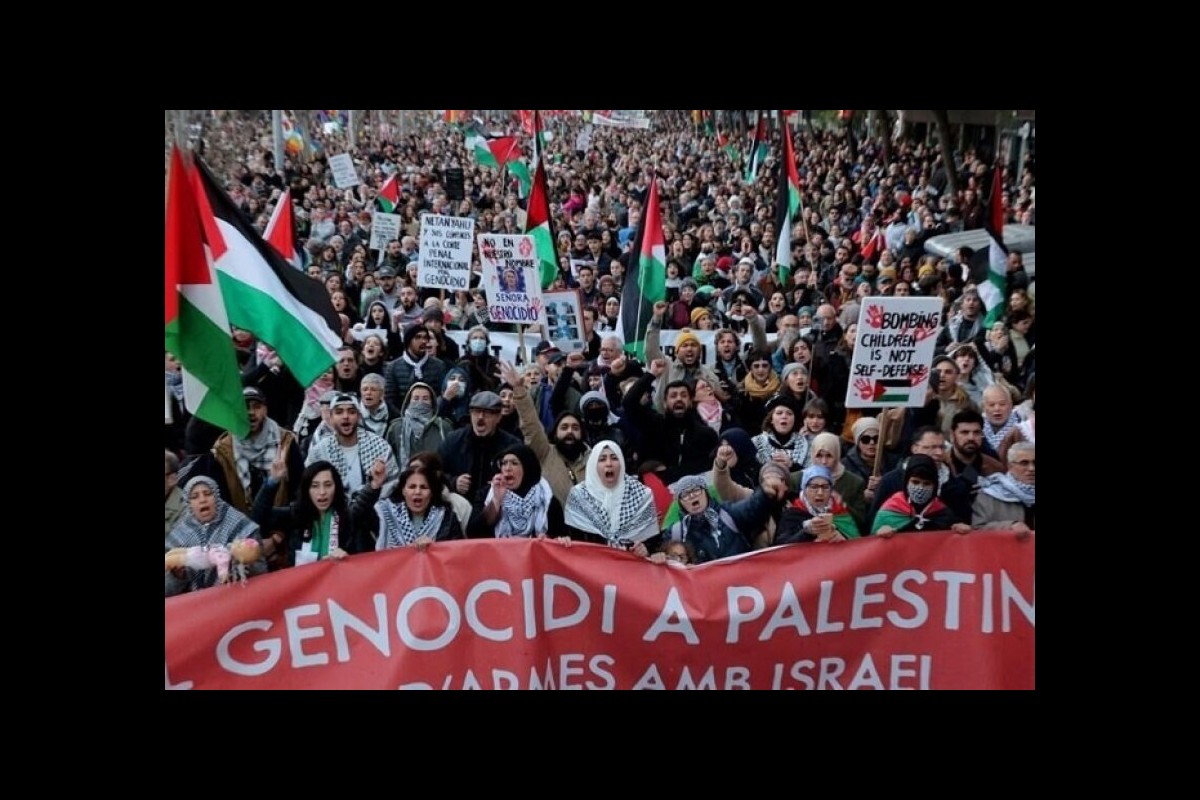 Pro-Palestine demonstrations in several European countries