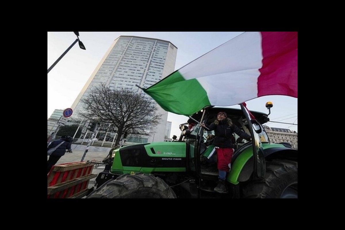 Farmers' protest in Italy