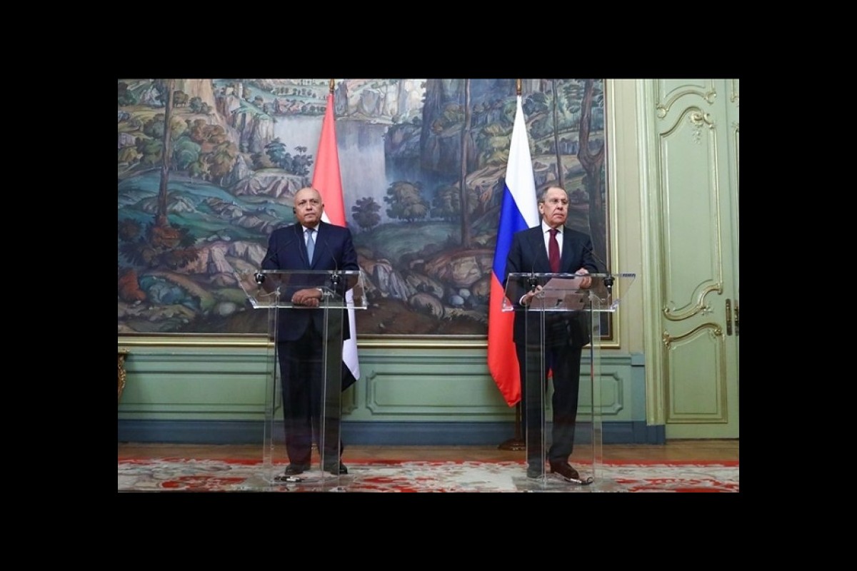 Lavrov and Shoukry discuss the Palestinian situation on the sidelines of the G-20 meeting