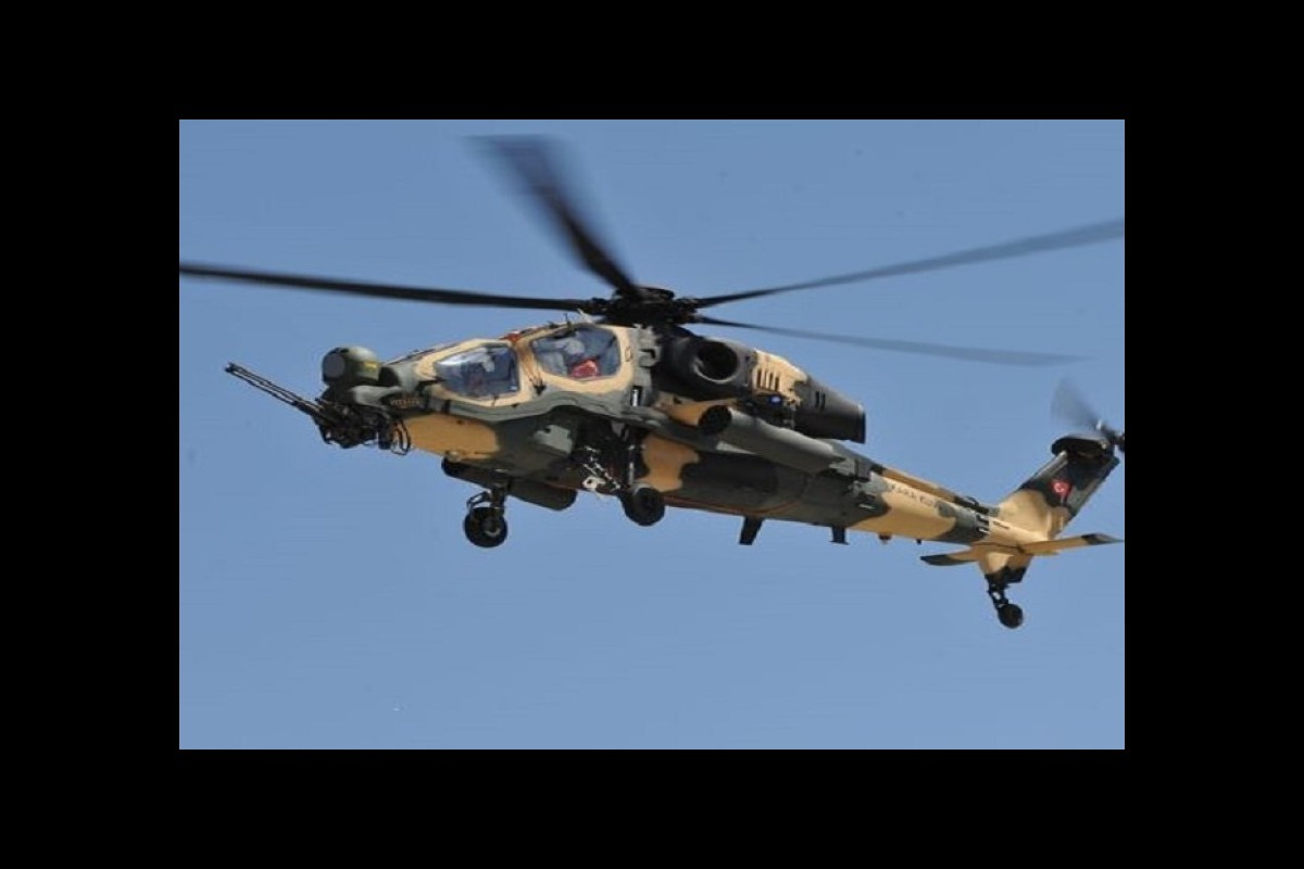 Military helicopter made a forced landing in Izmir