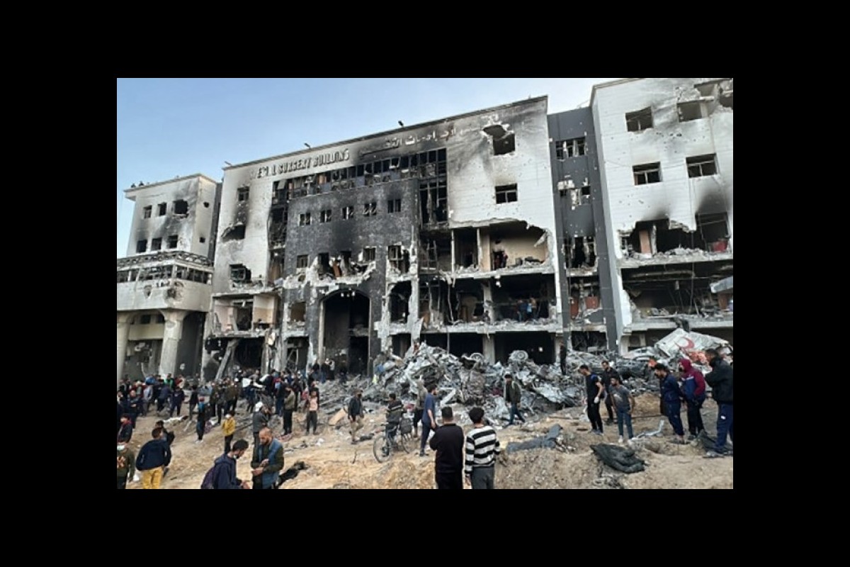 After committing atrocities for 2 weeks, the Israeli army left Al-Shifa Hospital