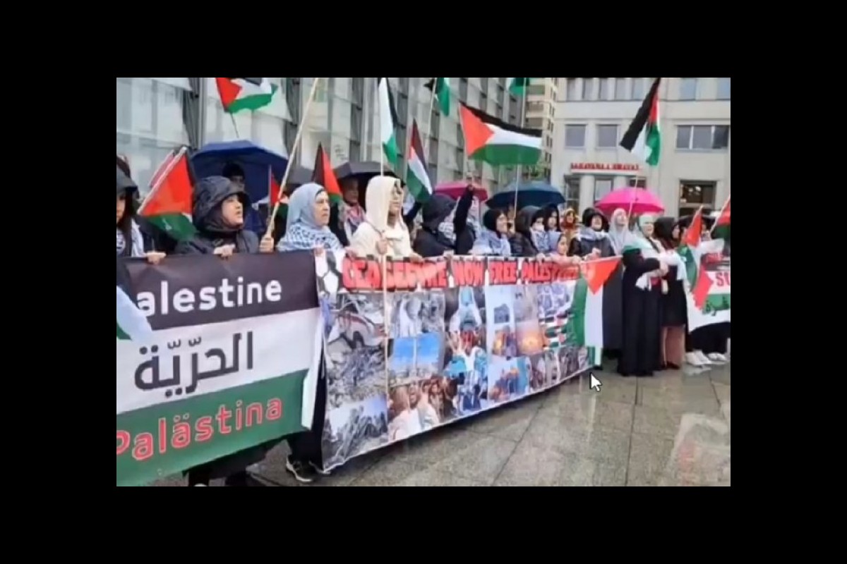 Protests continue worldwide in support of the people of the Gaza Strip